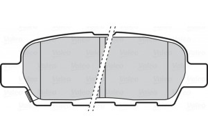Valeo Σετ τακάκια, Δισκόφρενα - 301672