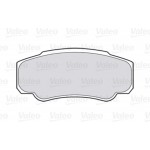 Valeo Σετ τακάκια, Δισκόφρενα - 301570