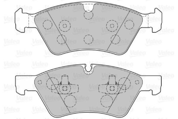 Valeo Σετ τακάκια, Δισκόφρενα - 301107