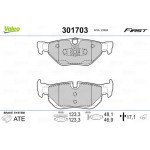 Valeo Σετ τακάκια, Δισκόφρενα - 301703