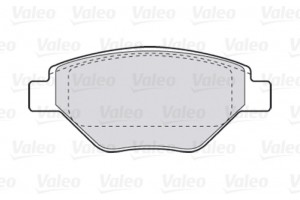 Valeo Σετ τακάκια, Δισκόφρενα - 301557