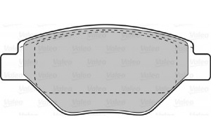 Valeo Σετ τακάκια, Δισκόφρενα - 598557