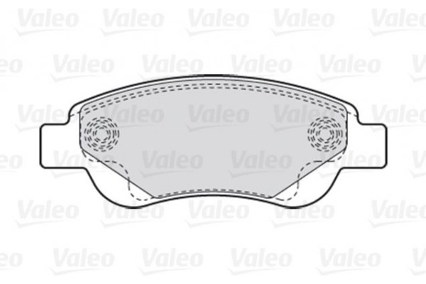 Valeo Σετ τακάκια, Δισκόφρενα - 301718