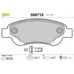 Valeo Σετ τακάκια, Δισκόφρενα - 598718