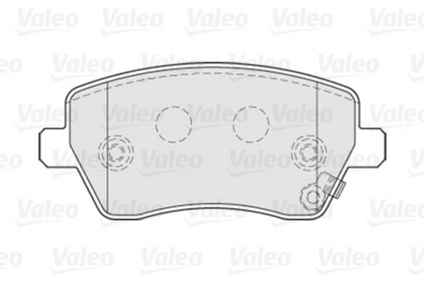 Valeo Σετ τακάκια, Δισκόφρενα - 301641