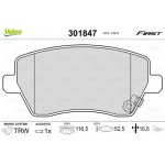 Valeo Σετ τακάκια, Δισκόφρενα - 301847