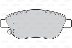 Valeo Σετ τακάκια, Δισκόφρενα - 302069