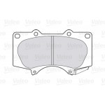 Valeo Σετ τακάκια, Δισκόφρενα - 301857