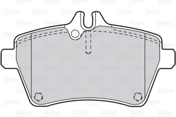 Valeo Σετ τακάκια, Δισκόφρενα - 302052