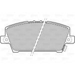 Valeo Σετ τακάκια, Δισκόφρενα - 301803