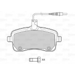 Valeo Σετ τακάκια, Δισκόφρενα - 598662