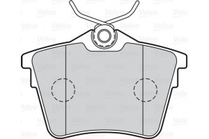 Valeo Σετ τακάκια, Δισκόφρενα - 301664