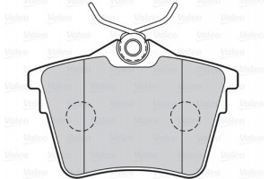 Valeo Σετ τακάκια, Δισκόφρενα - 301664