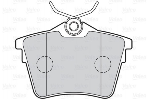 Valeo Σετ τακάκια, Δισκόφρενα - 301664