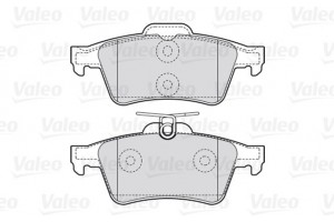 Valeo Σετ τακάκια, Δισκόφρενα - 301783