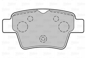 Valeo Σετ τακάκια, Δισκόφρενα - 301702