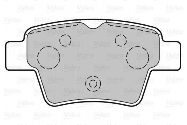 Valeo Σετ τακάκια, Δισκόφρενα - 301702