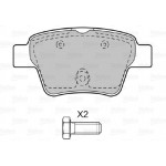 Valeo Σετ τακάκια, Δισκόφρενα - 598702