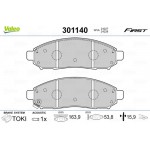 Valeo Σετ τακάκια, Δισκόφρενα - 301140