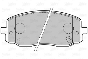 Valeo Σετ τακάκια, Δισκόφρενα - 301707