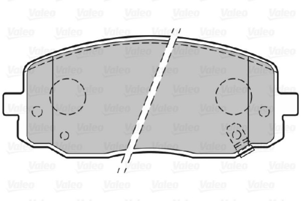 Valeo Σετ τακάκια, Δισκόφρενα - 301707