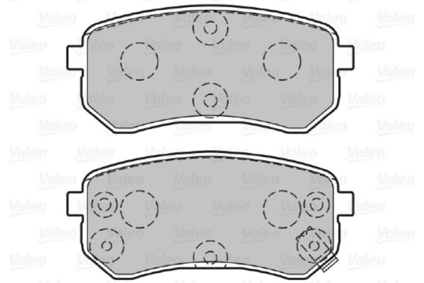 Valeo Σετ τακάκια, Δισκόφρενα - 301706