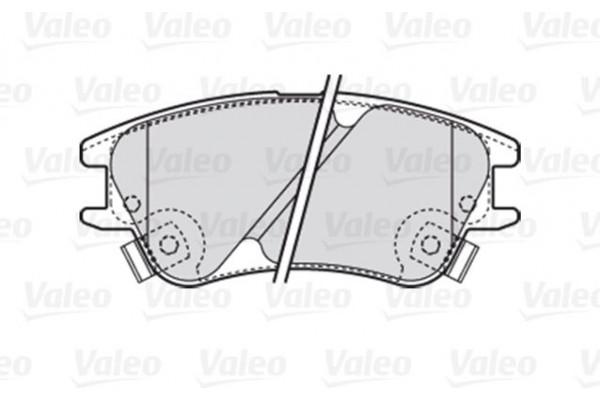 Valeo Σετ τακάκια, Δισκόφρενα - 301708