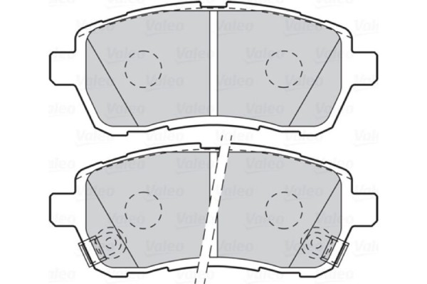 Valeo Σετ τακάκια, Δισκόφρενα - 301999
