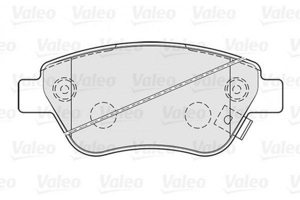 Valeo Σετ τακάκια, Δισκόφρενα - 301825