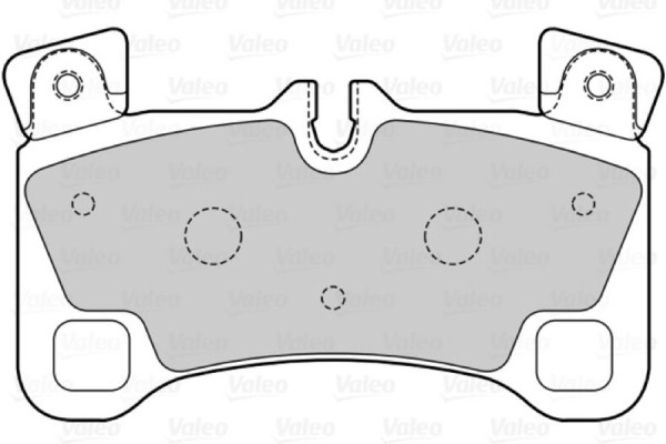 Valeo Σετ τακάκια, Δισκόφρενα - 601560