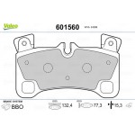 Valeo Σετ τακάκια, Δισκόφρενα - 601560