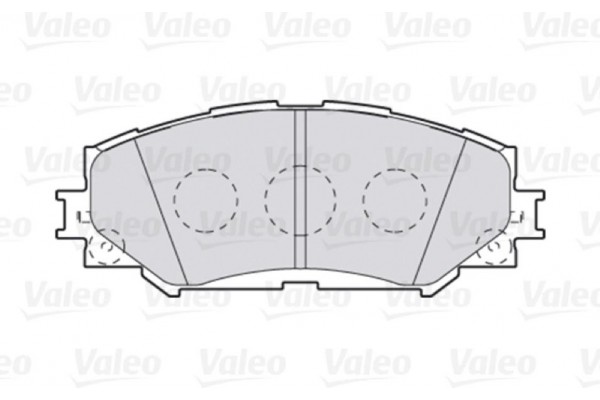 Valeo Σετ τακάκια, Δισκόφρενα - 301943