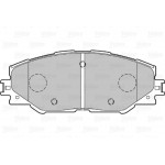 Valeo Σετ τακάκια, Δισκόφρενα - 301078