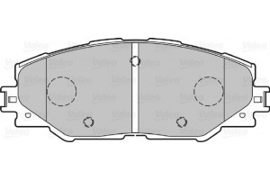 Valeo Σετ τακάκια, Δισκόφρενα - 301078