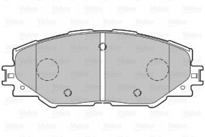 Valeo Σετ τακάκια, Δισκόφρενα - 301078