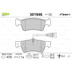 Valeo Σετ τακάκια, Δισκόφρενα - 301946