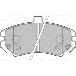 Valeo Σετ τακάκια, Δισκόφρενα - 301739 Valeo Σετ τακάκια, Δισκόφρενα - 301739