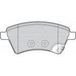 Valeo Σετ τακάκια, Δισκόφρενα - 301804