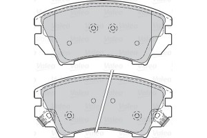 Valeo Σετ τακάκια, Δισκόφρενα - 302117