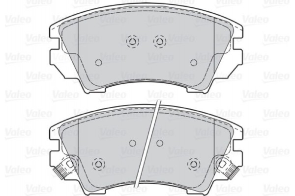 Valeo Σετ τακάκια, Δισκόφρενα - 302117