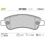 Valeo Σετ τακάκια, Δισκόφρενα - 301892