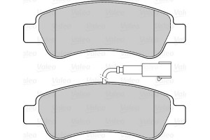 Valeo Σετ τακάκια, Δισκόφρενα - 302223