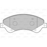 Valeo Σετ τακάκια, Δισκόφρενα - 301818