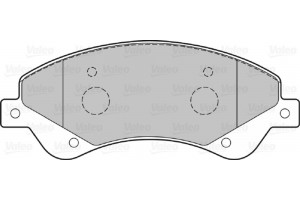 Valeo Σετ τακάκια, Δισκόφρενα - 301818