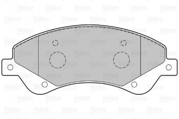 Valeo Σετ τακάκια, Δισκόφρενα - 301818