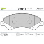 Valeo Σετ τακάκια, Δισκόφρενα - 301818