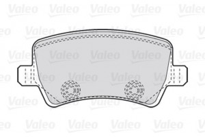 Valeo Σετ τακάκια, Δισκόφρενα - 301928