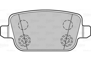 Valeo Σετ τακάκια, Δισκόφρενα - 301935