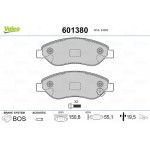 Valeo Σετ τακάκια, Δισκόφρενα - 601380