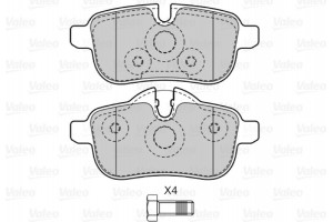 Valeo Σετ τακάκια, Δισκόφρενα - 601534